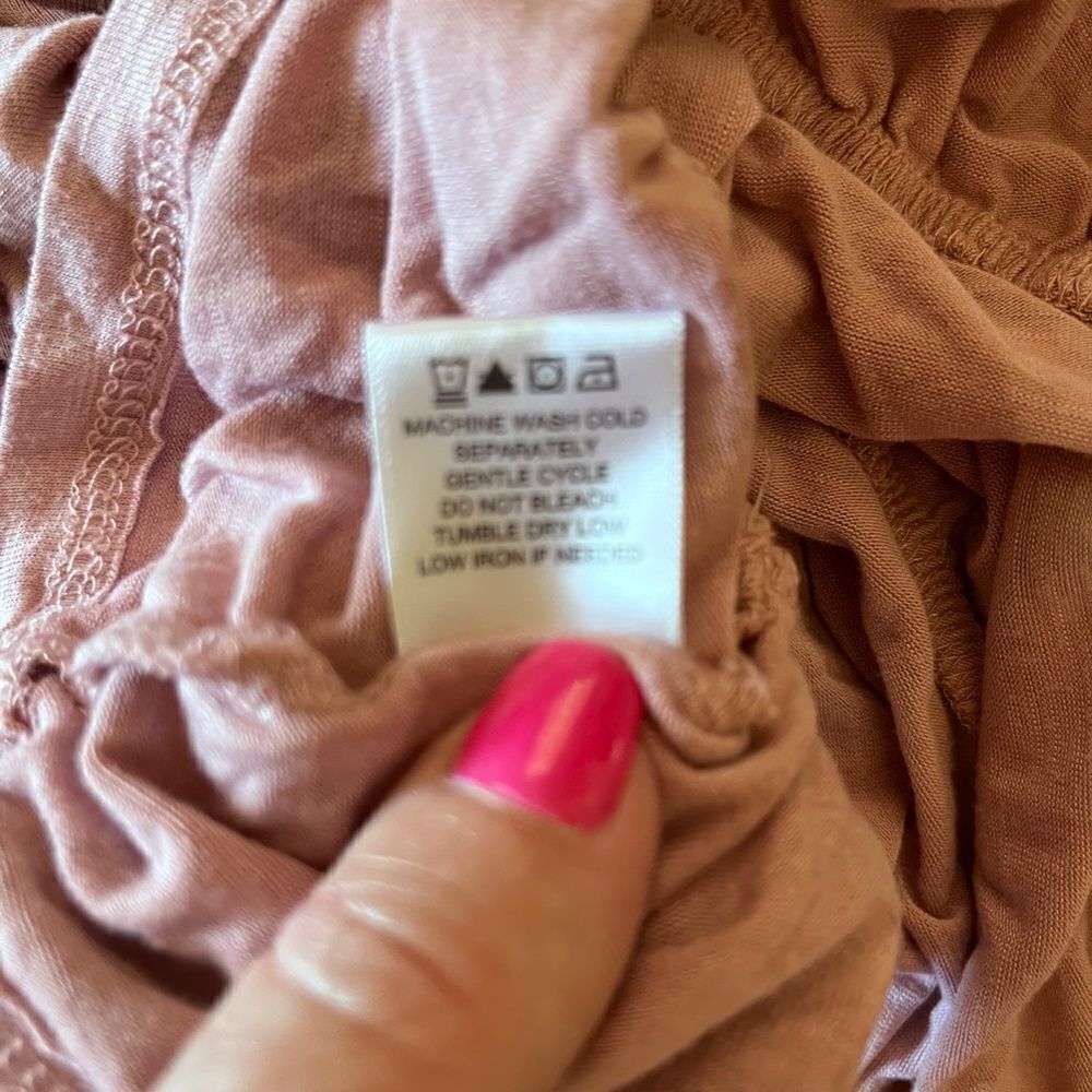 Indigo Thread Co. Pink Layered Top Large - Picture 10 of 10